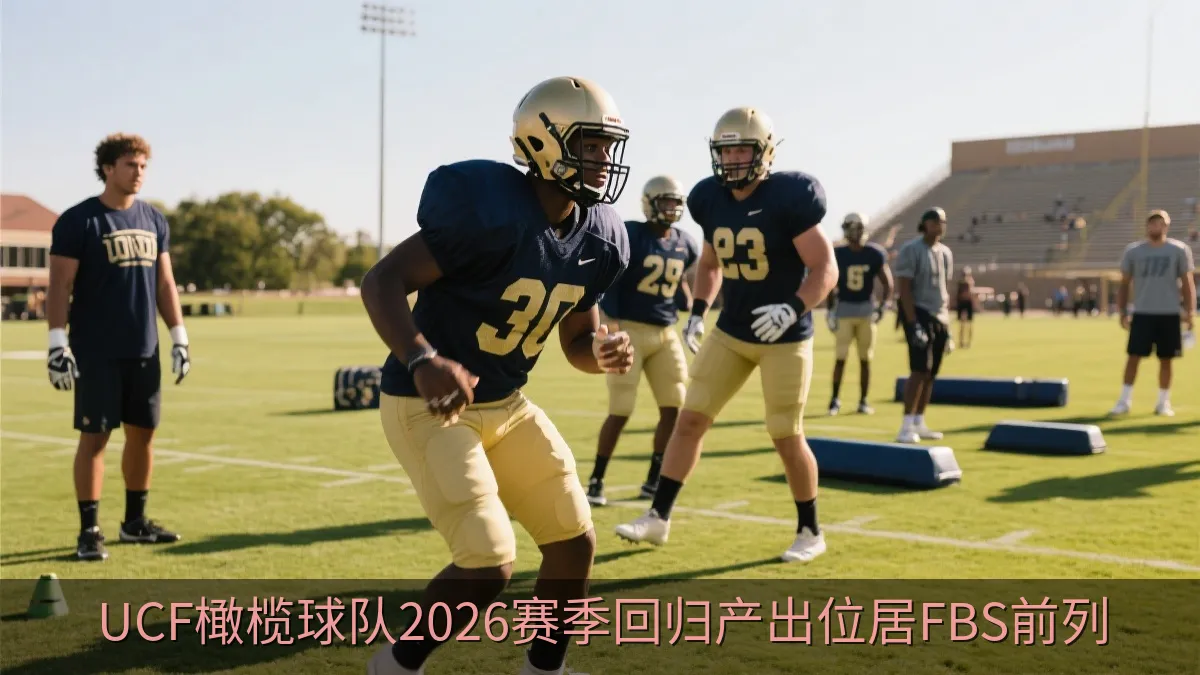 UCF橄榄球队2026赛季回归产出位居FBS前列